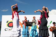 Flamenco vor dem Olympiaturm (Foto: Martin Schmitz)